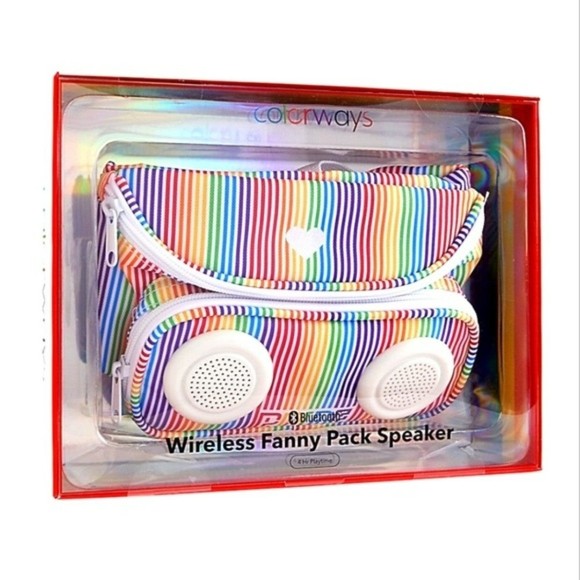 Handbags - SOLD!! NIB Wireless Pride Rainbow Speaker Fanny Pack LAST ONE!